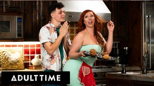 ADULT TIME – MILF Lauren Phillips LOVES Getting Fucked By Her Teen Stepson's Scrawny Best Friend