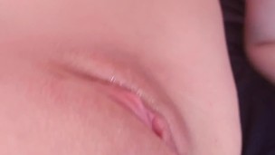 PINK VIRGIN CUNILINGUS // Slobbering pussy licking