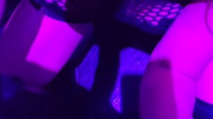 Stripper gets fucked in the backstage restroom