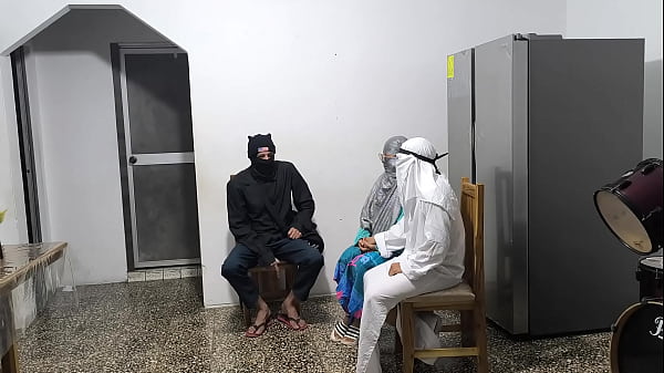 Arab courtship ritual! An unfaithful couple asks for advice in front of an Arab pastor and then ends up consummating their relationship. Latin Arab porn.