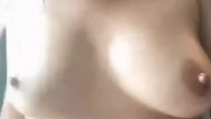 Oiled pussy & tits