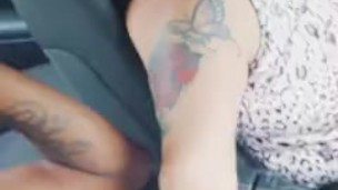 Freaky Milf teases cock couldn’t resist pulls Car over for quickie
