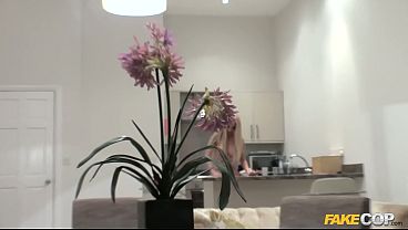 Peeping Policeman Fucks a Blonde British Bimbo – Fake Cop