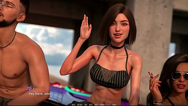 Dominos Beach 18 Tryouts Begin Round One and Two Story Event Visual Novel Gameplay
