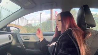 Italian Long Hair Big Boobs Artemisia Love 420 Smoke Sesh in the car OF @ ArtemisiaLove101