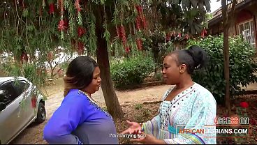 These freaky BBW BLACK LESBIANS take every inch of a MASSIVE DOUBLE DILDO